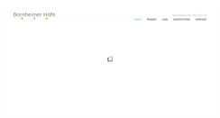 Desktop Screenshot of bornheimer-hoefe.de